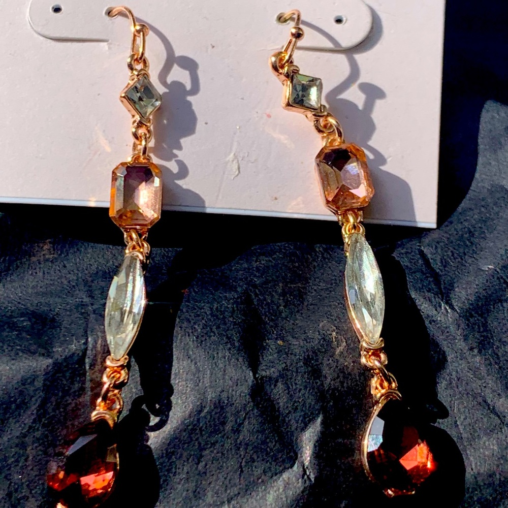 Lauren Conrad rose gold earrings